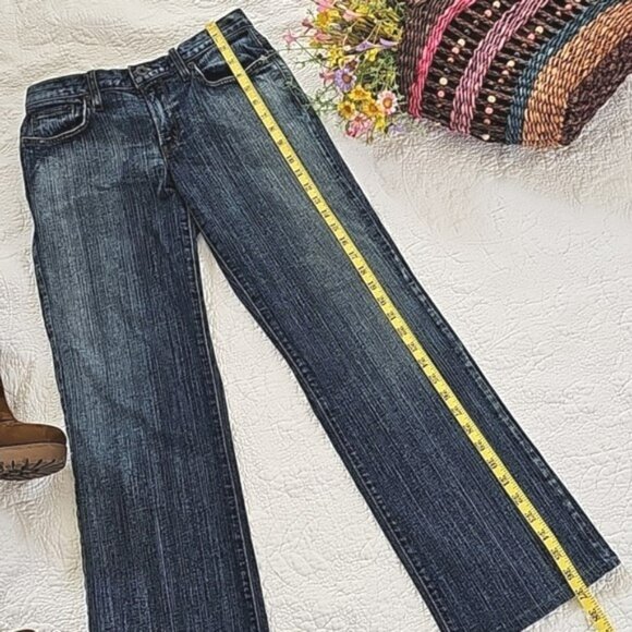 Guess Women's Jeans Size 29 Blue Denim Straight Leg Stretch Classic Casual - Picture 4 of 16